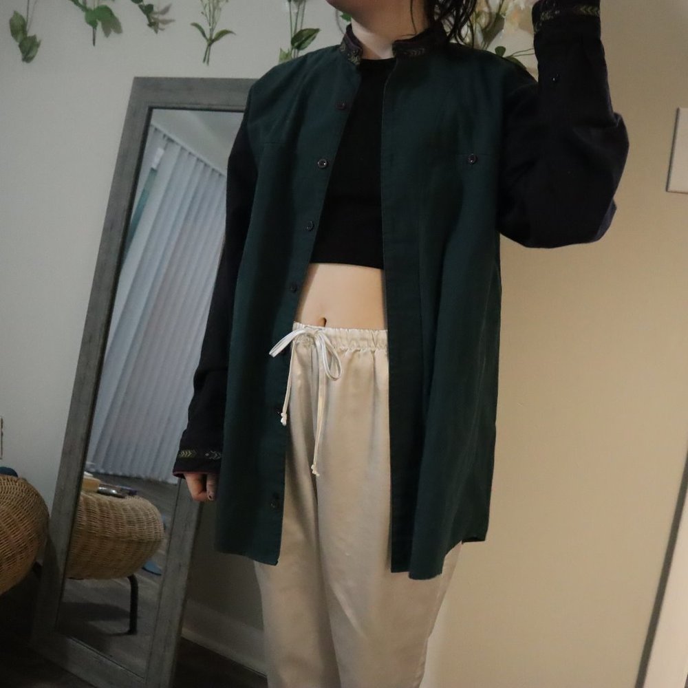 long sleeve button down